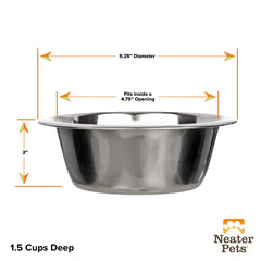 Compatibilité Neater Feeder Express et Deluxe Cat, bol idéal.