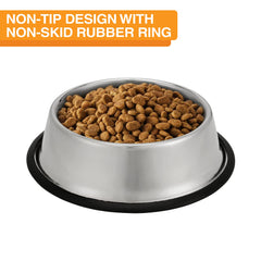 Base anti-glisse amovible du bol Neater Pet Brands pour éviter les dérapages.