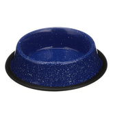 Bol Neater Pet Brands bleu granité sans glisse, prêt au repas.