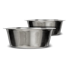 Neater Pet Brands : gamelles en acier inoxydable 128 oz, durables et faciles à nettoyer.
