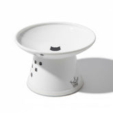 Necoichi bol-chat-eleve-porcelaine, design élevé pour réduire la fatigue des moustaches.