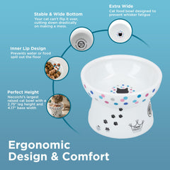 Necoichi bol stable et anti-glisse, repas calme