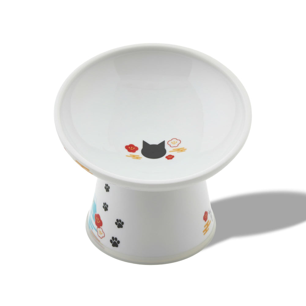 Necoichi-bol-chat-surleve-15-degres: confort et réduction fatigue des moustaches.