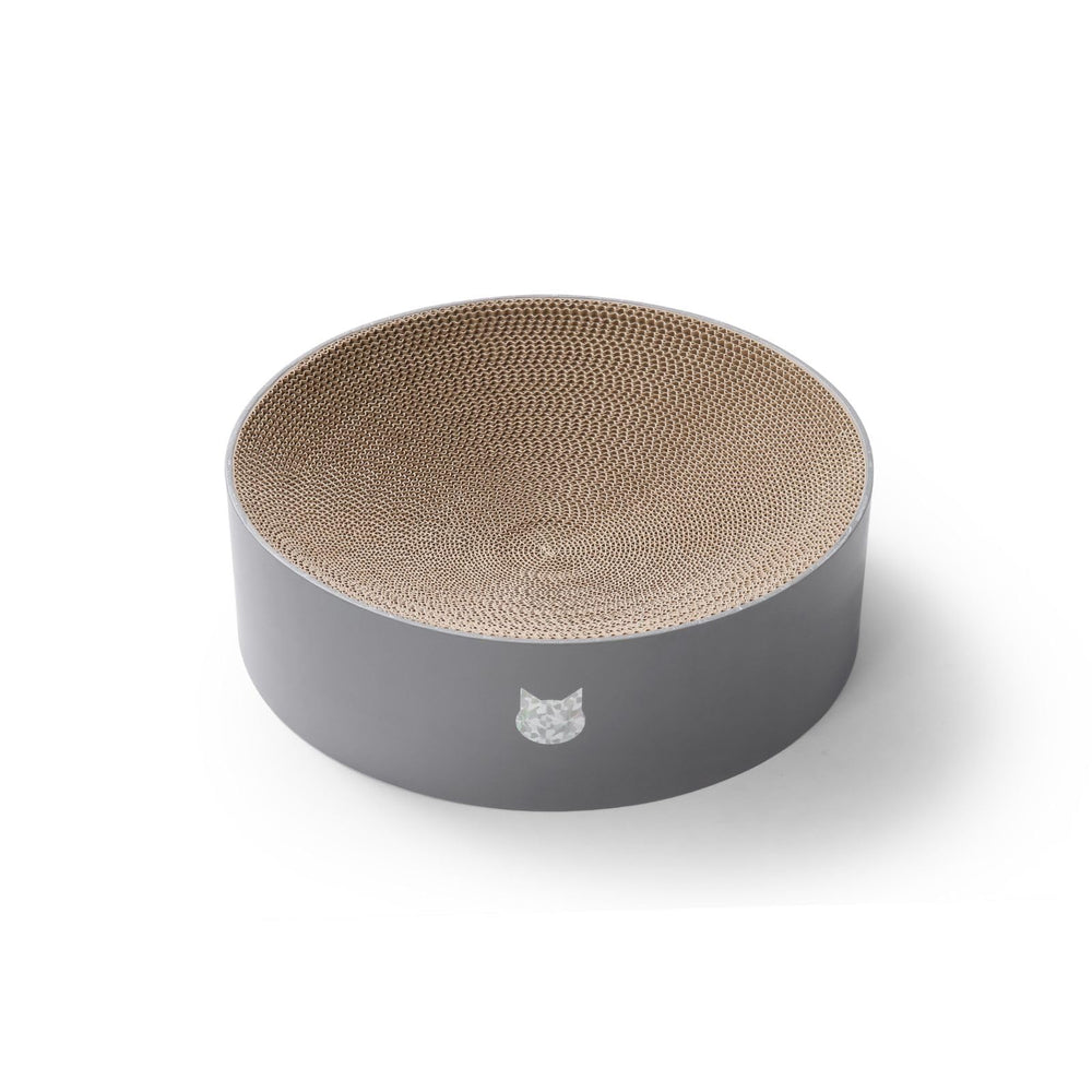 Necoichi bol-grattoir chat regular: surface à griffer stable pour chats d’intérieur.