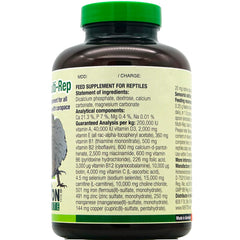 Nekton Multi-Rep ingrédients clés calcium et potassium pour reptiles