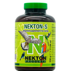 Nekton-S bouteille de multi-vitamines pour oiseaux, nutrition équilibrée.