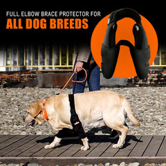 NeoAlly Design breveté: ajuste parfaitement le coude du chien.