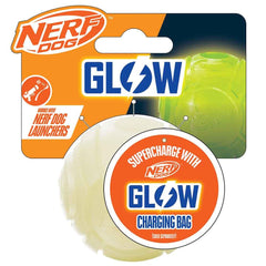 Balle lumineuse Nerf Dog Sonic 2-5 pouces pour des jeux nocturnes