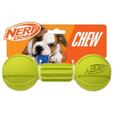 Nerf Dog haltère en caoutchouc: prise facile pour jeux durable.