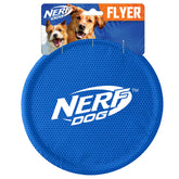 Nerf Dog Nylon Flyer disque bleu 9 pouces pour lancer et récupérer.