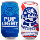 Nestpark Pup Light et Pups Blue Rubbin – jouet parodie bière, stimulation ludique pour chien.