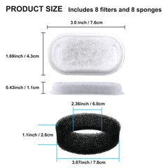 Compatibilite Tomxcute 108oz/3,2L - filtre pour fontaine.