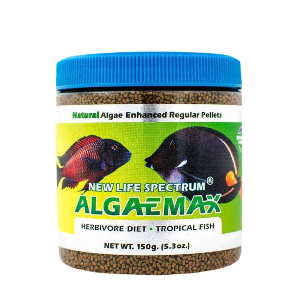 New Life Spectrum Algaemax 150 g en bocal, granulés nourrissants pour poissons d'aquarium.
