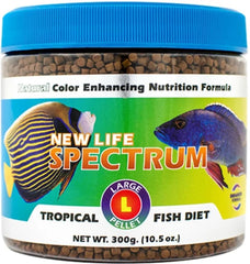 New Life Spectrum Naturox, granulés larges 300 g, nourrissent les poissons taille moyenne à grande avec digestion efficace.