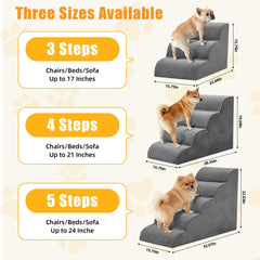 NEWBULIG escalier chien 2 marches: solution compacte pour petits chiens.