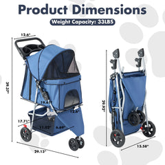 NEWBULIG Poussette Animaux Gobelets: transport pratique lors des sorties.