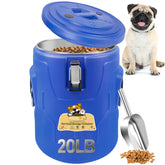 Newget conteneur-nourriture-chien-20lb-acier-inox: stockage propre et durable.