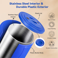 Newget systeme etanche double-verrou: fermeture fiable pour garder les aliments frais.