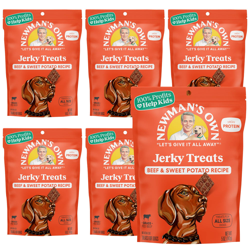Friandise Newman's Own boeuf et patate douce, texture tendre pour chien