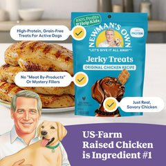 Newman's Own Chicken Jerky: morceaux tendres, récompense idéale pour l'entraînement.