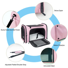 NextFri maillage ventilation rose, air frais et visibilité pendant le voyage.