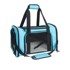 NextFri sac bleu avec ouverture haute pour accéder facilement à votre animal.