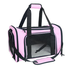 NextFri transport souple pour chaton en rose, confort et sécurité lors des voyages.