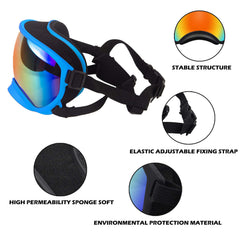 NICERINC PET lunettes-chien-mousse-contact: rembourrage doux pour un port prolongé.