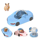 Nicerice voiture pour hamster ballon détachable bleu, stimulant l’exercice et l’observation à 360°.