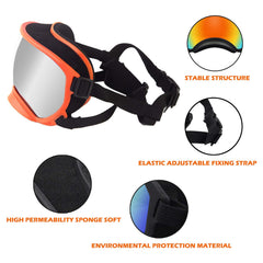 Lunettes NICERINC PET coque plastique UV, design robuste et léger.