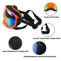 Lentilles PC et cadre TPU NICERINC PET pour chien moyen durables et flexibles.