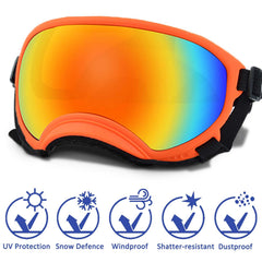 Lunettes NICERINC PET pour chien moyen avec rembourrage mousse pour port prolongé.