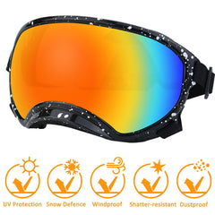 NICERINC PET lunettes-chien-sangle reglable, ajustement rapide pour toutes les morphologies.
