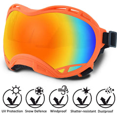 Monture en TPU doux des lunettes NICERINC PET pour chien, confort durable.