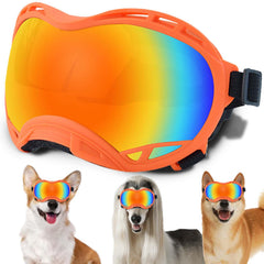 Lunettes NICERINC PET pour chien avec lentilles UV400 offrant une vision nette.