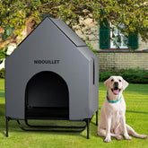 Nidouillet maison-chien-48pouces, refuge spacieux en extérieur pour grands chiens.