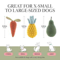 Jouet Nina Woof coton bio banane compagnon apaisant lors des jeux