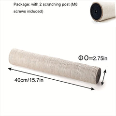 poteau de remplacement ningvihe pour arbre à chat, solide et pratique.