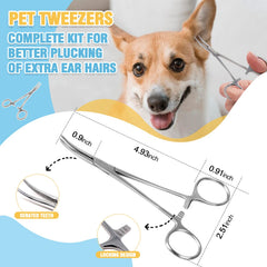 Ninibabie poudre oreilles chien, douceur et fraîcheur.