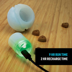 GlowStreak étanche: balle lumineuse adaptée aux jeux d'eau.