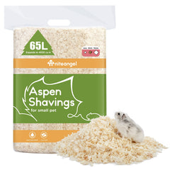 Litière Niteangel Aspen douce pour hamster syrien, confort naturel.
