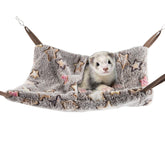 Niteangel hamac nap sac creme et étoiles, repos douillet pour petits animaux.