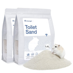 Niteangel litière bain sable hamster: bain doux pour pelage propre.