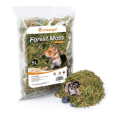Niteangel litière mousse forêt pour hamster nain, confort et cachette.