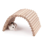 Niteangel passerelle bois hamster, idéale pour explorer et renforcer l'agilité.