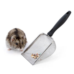Pelle Niteangel en acier inoxydable avec maillage fin pour hamster.