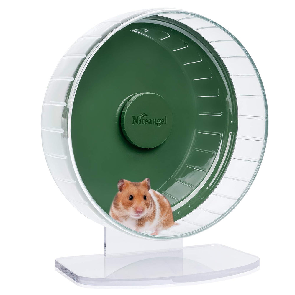 Roue silencieuse Niteangel de 10 pouces pour hamster, nuit calme.