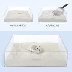 Niteangel zéolite grains doux: texture agréable pour les pattes et le jeu.