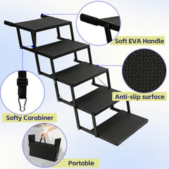 Surface antiderapante Niubya pour une montée sécurisée du chien.
