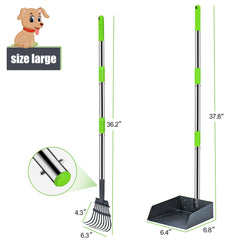 Niubya Pooper Scooper doté d'un clip d'interverrouillage pour une connexion fiable.